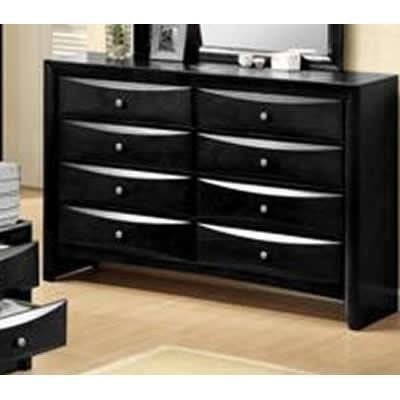 Crown Mark Emily Black Dresser