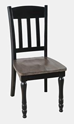 Jofran Madison County Vintage Black Slatback