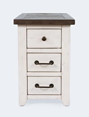 Jofran Madison County Vintage White Harris Power