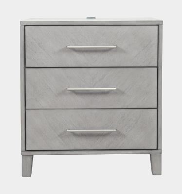 Jofran Eloquence Grey Nightstand