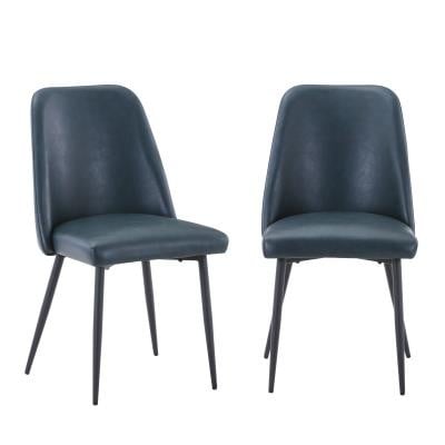 Jofran Maddox Uph Blueberry Chair