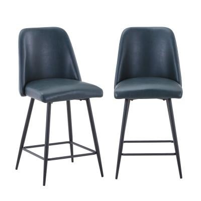 Jofran Maddox Blueberry Uph Stool