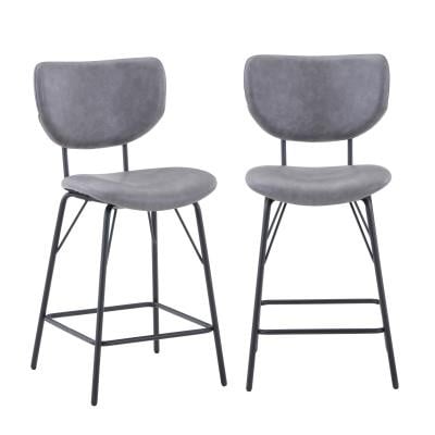 Jofran Owen Grey Uph Stool