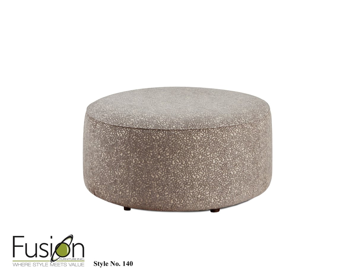 Fusion 140 Series Cannon Cobblestone Cocktail Ottoman