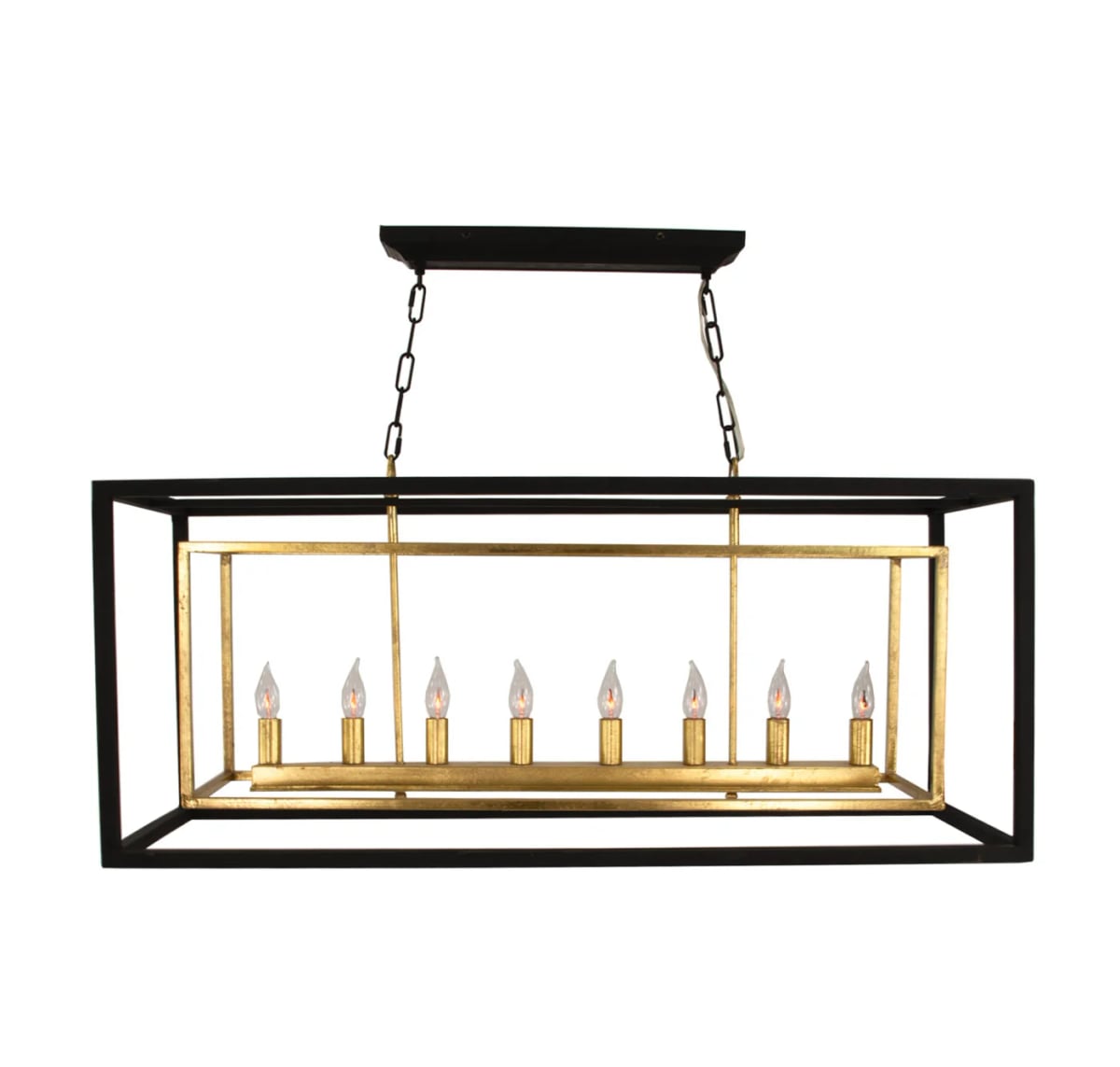 Zeugma LA616 Black Gold Chandelier