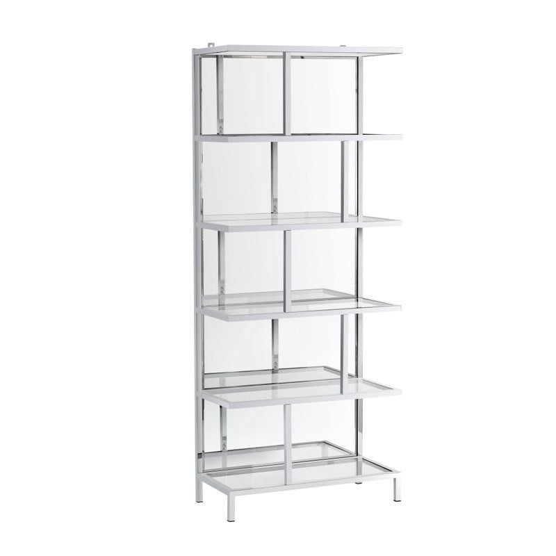 Crestview Collective Bentley Plated Silver Bookshelf