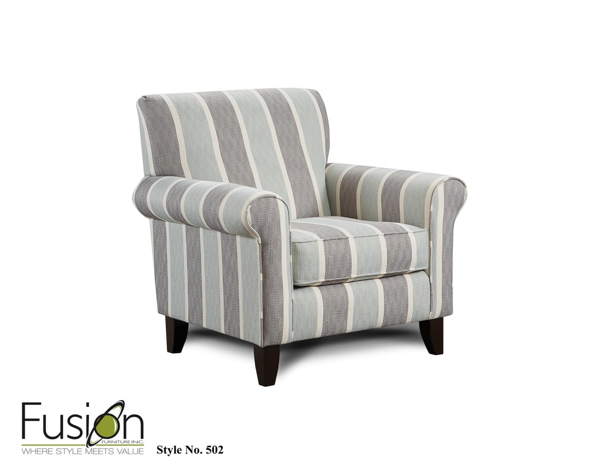 Fusion 500 Series Lifes A Beach Mist Accent Chair