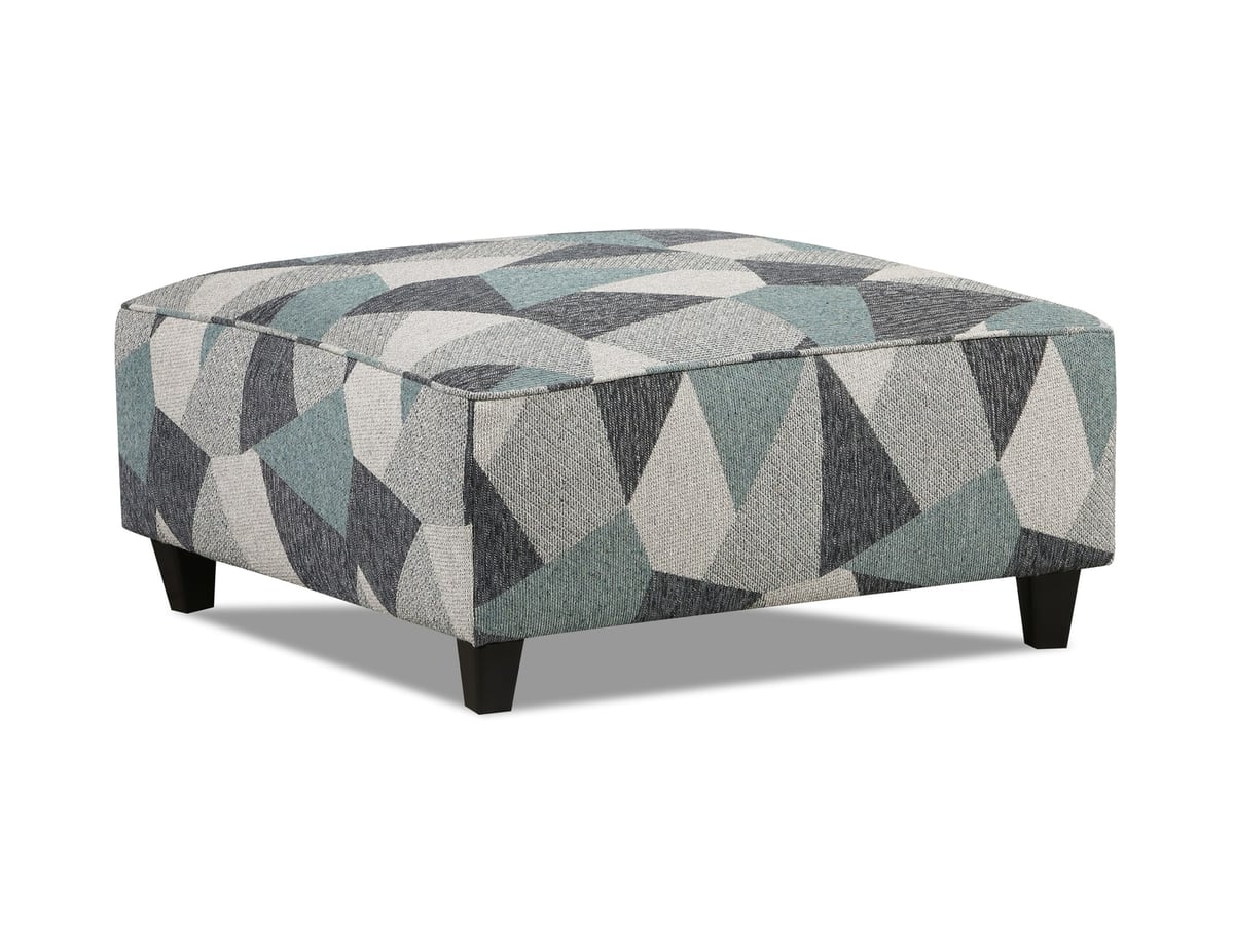 Fusion 100 Series Terrazzo Mineral Cocktail Ottoman