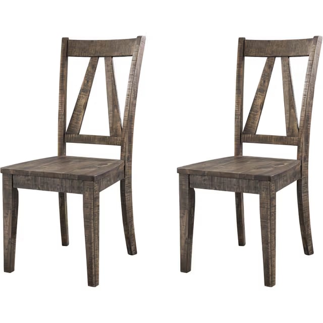 Elements International Finn Brown Dining Chair