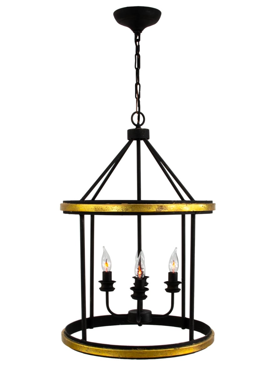 Zeugma HD103 Black and Gold Chandelier
