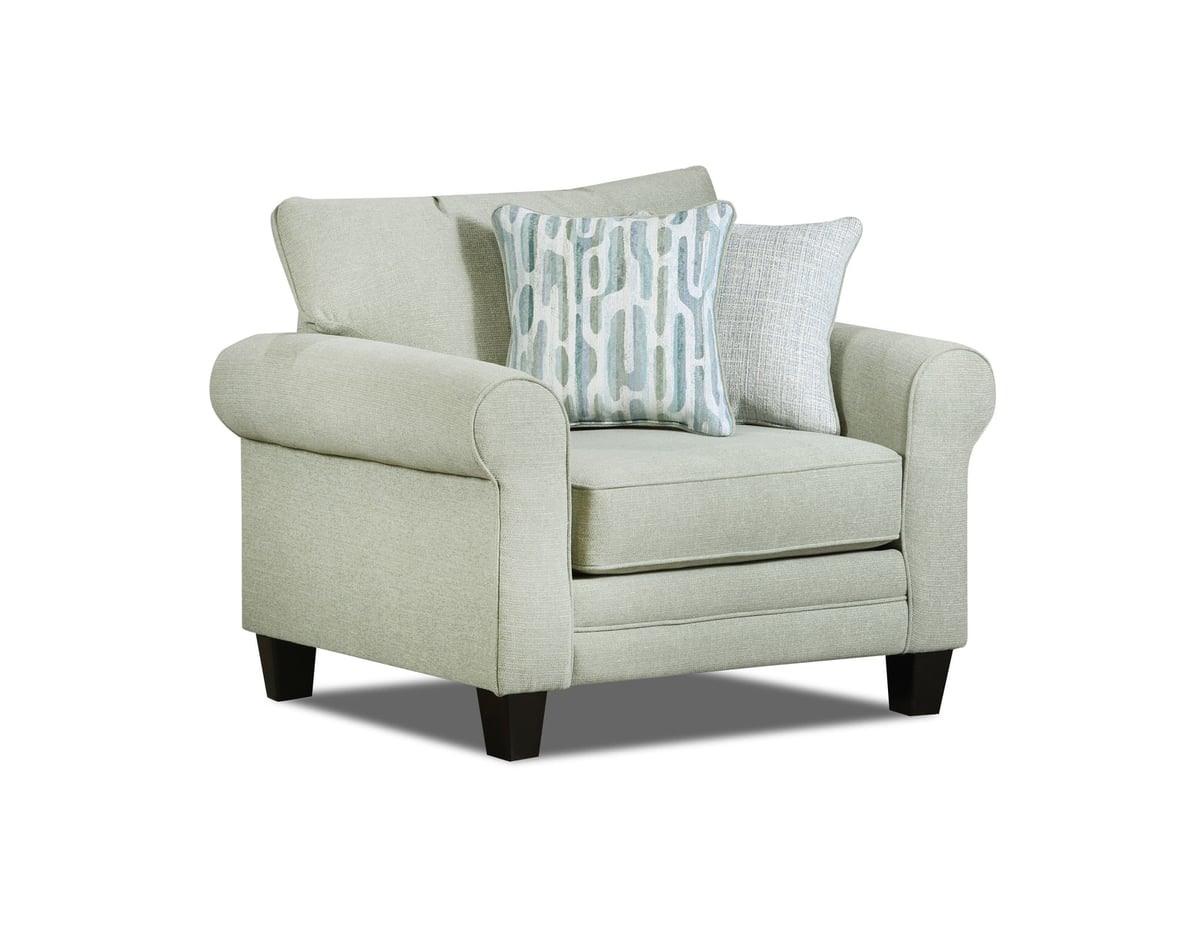 Fusion 1140 Series Noem Sage Chair and a Half
