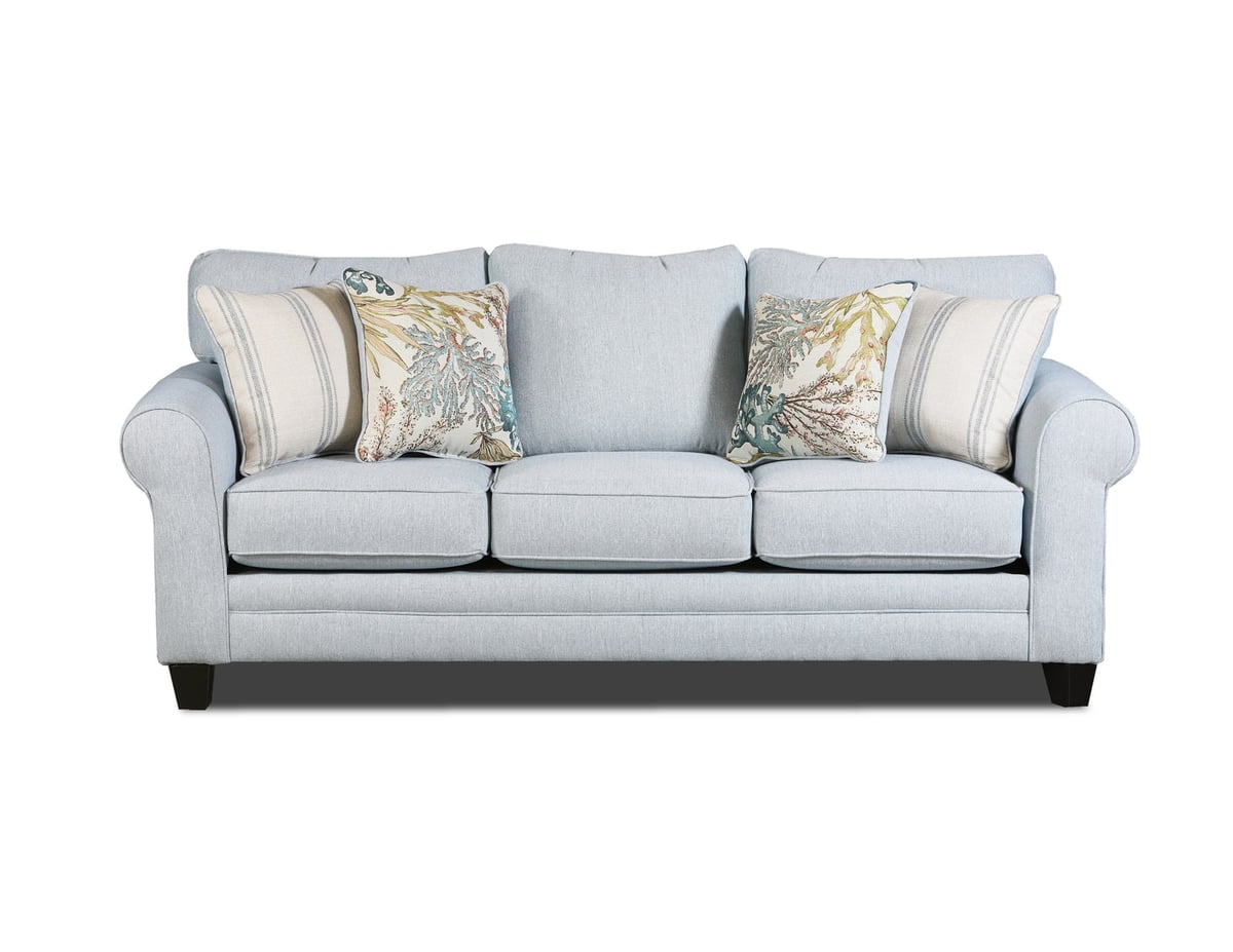 Fusion 1140 Series Starter Sky Sofa