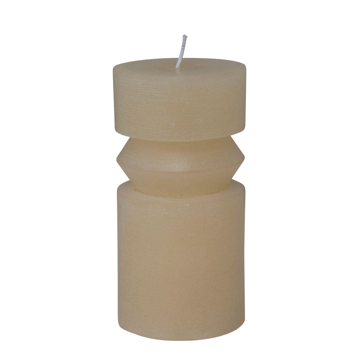 Creative Coop Pillar Candle Yellow Candles