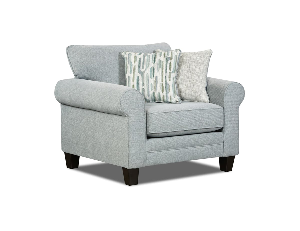Fusion 1140 Series Noem French Blue Chair and a Half