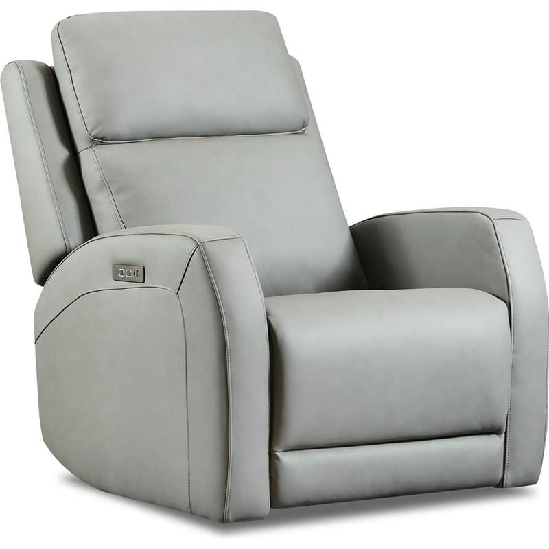 Bancroft Berlin Charcoal Recliner Power Swivel Glider