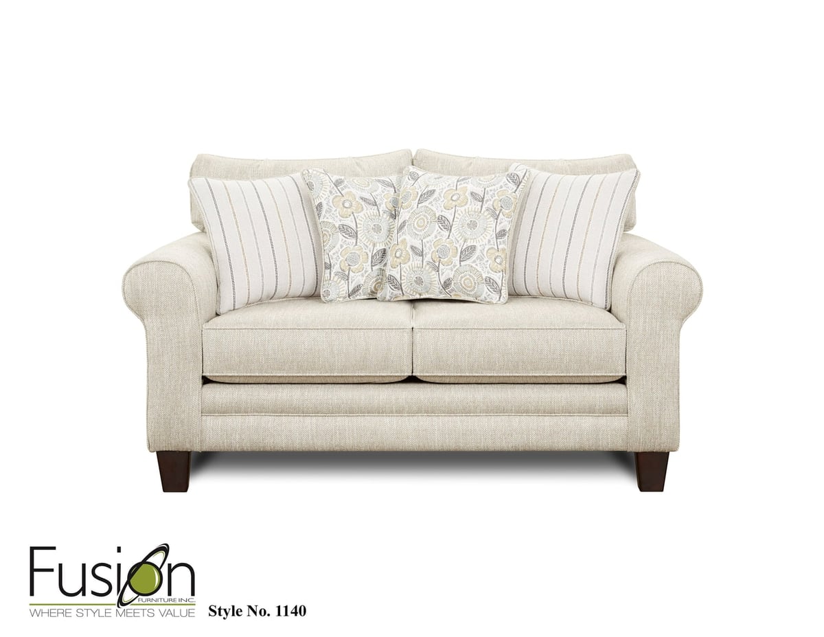 Fusion 1140 Series Vandy Heather Loveseat