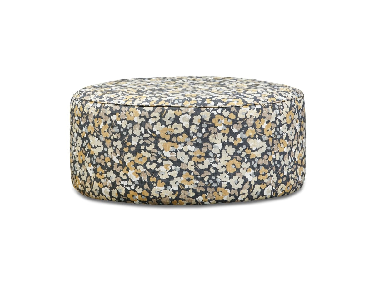 Fusion 140 Series Bixby Sunflower Cocktail Ottoman