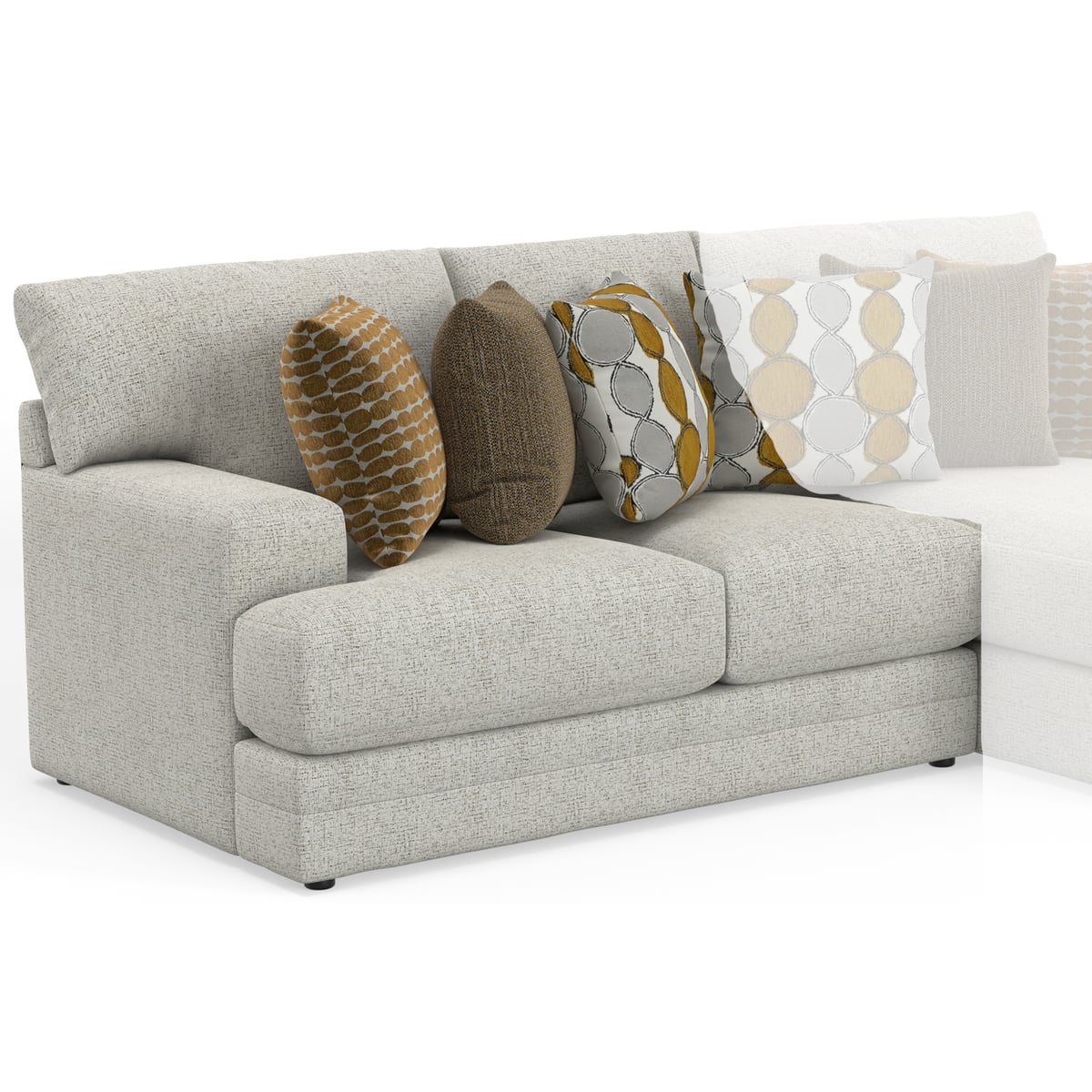 Jackson Catnapper Tori Birch LSF Loveseat