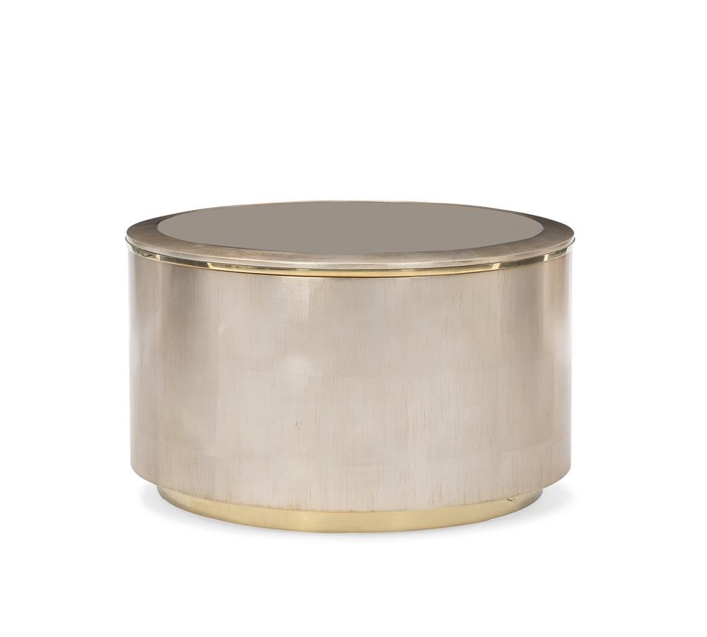 Closeouts Caracole Cirlce in Time Gold Cocktail Table