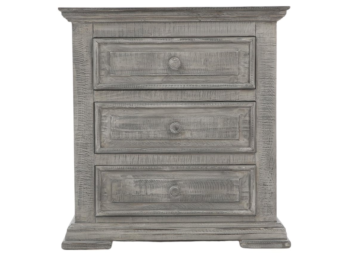 Vintage Furniture Chalet: Terra Grey Nightstand
