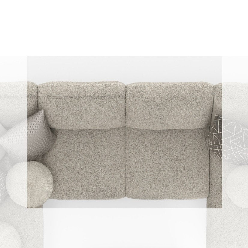 Jackson Catnapper Canyon Umber Armless Sofa
