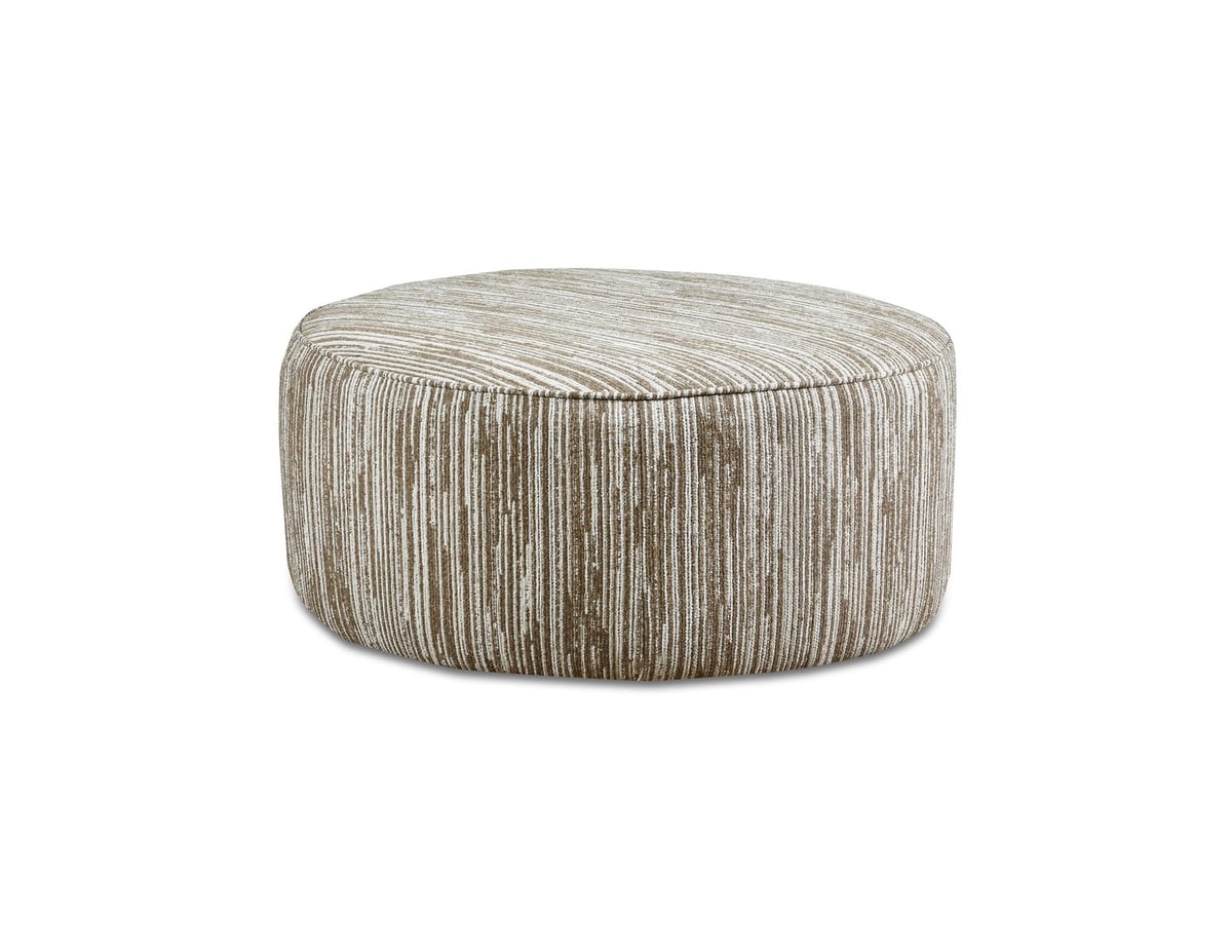 Fusion 140 Series Ciao Burlap Cocktail Ottoman