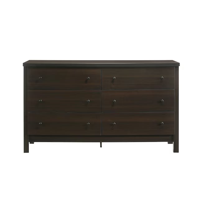 Elements International Kennon Espresso Dresser