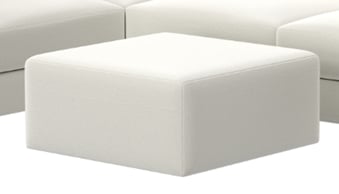 Jackson Catnapper Amelia Sectional Chalk Cocktail Ottoman