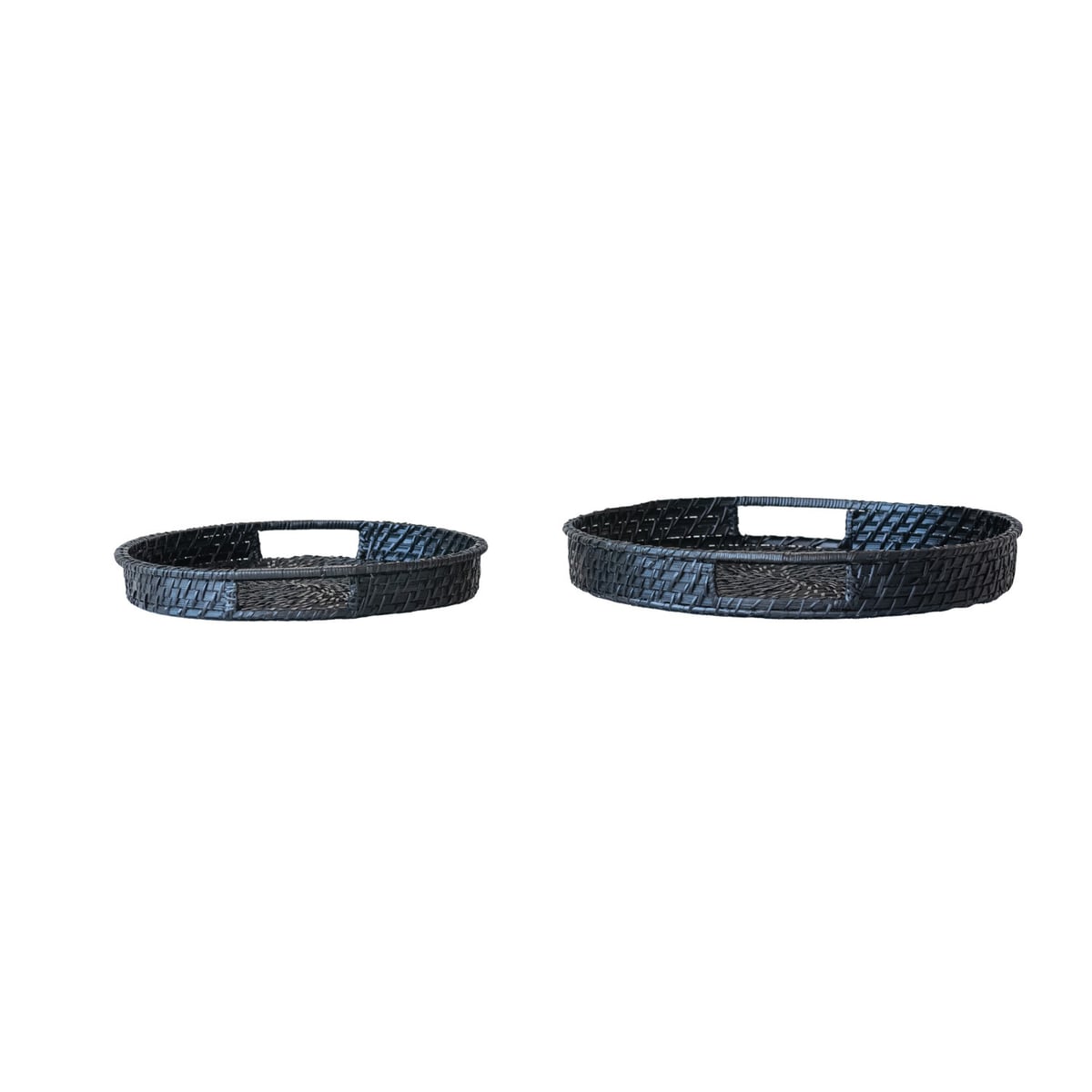 Creative Coop Bamboo Trays Set of 2 Tray