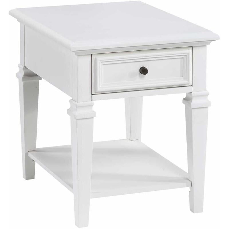 Steve Silver Charlotte White End Table