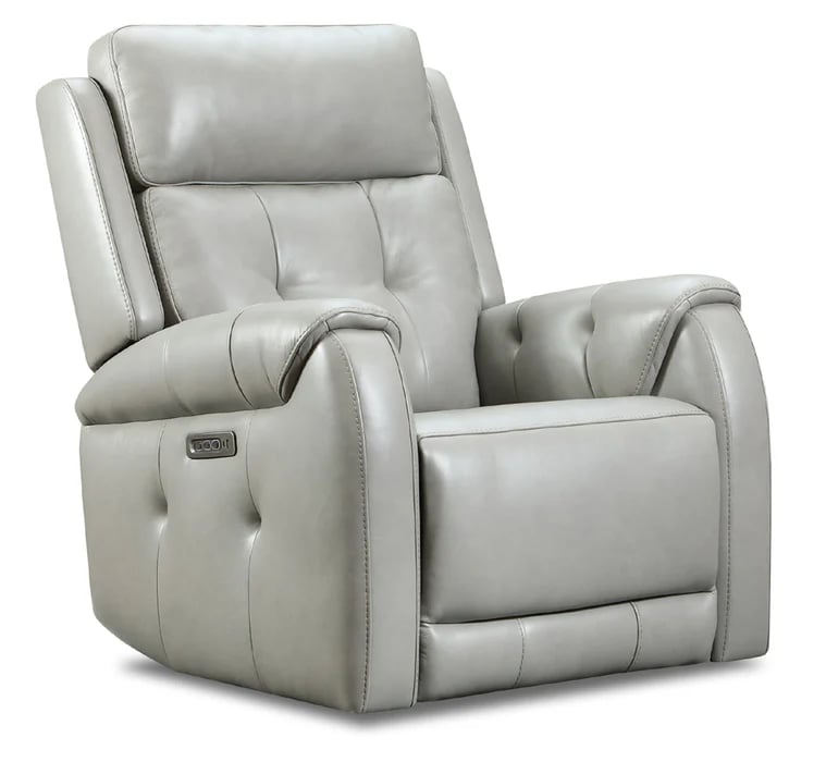Revive Donovan Fairview Grey Recliner PWR Swivel Glider