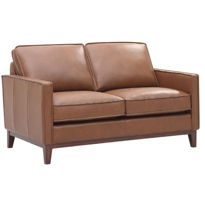 Leather Italia Weston Highland Saddle Loveseat