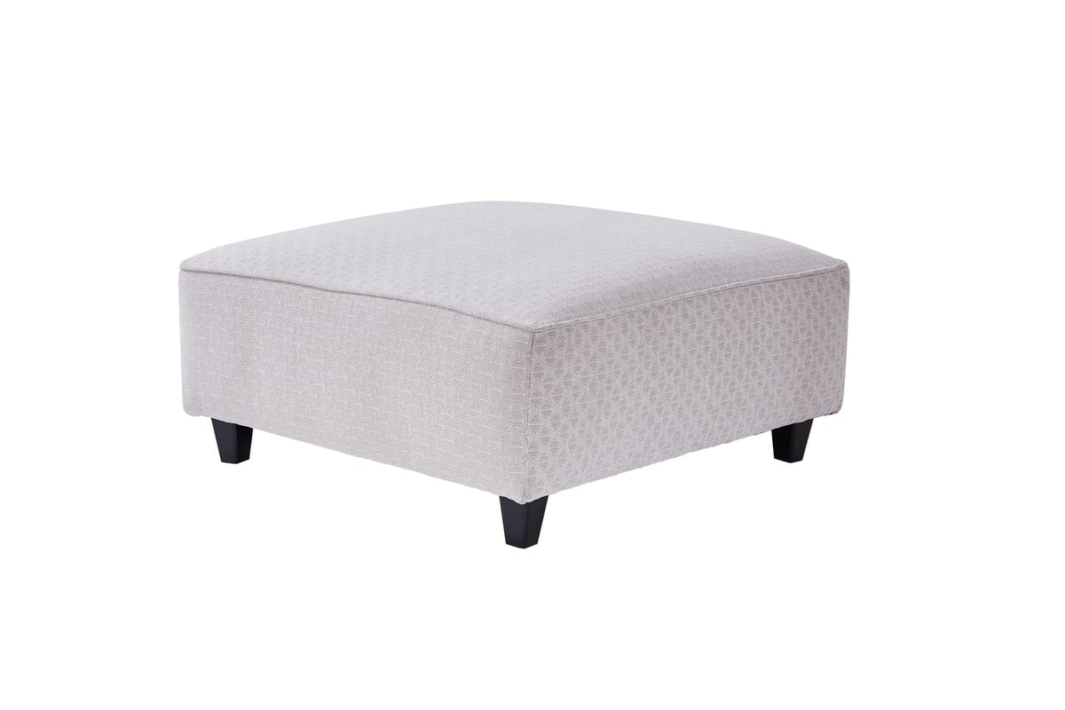 Fusion 100 Series Collide Ivory Cocktail Ottoman