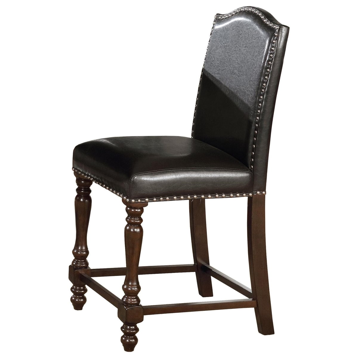 Crown Mark Langley: Counter Height Espresso Chair