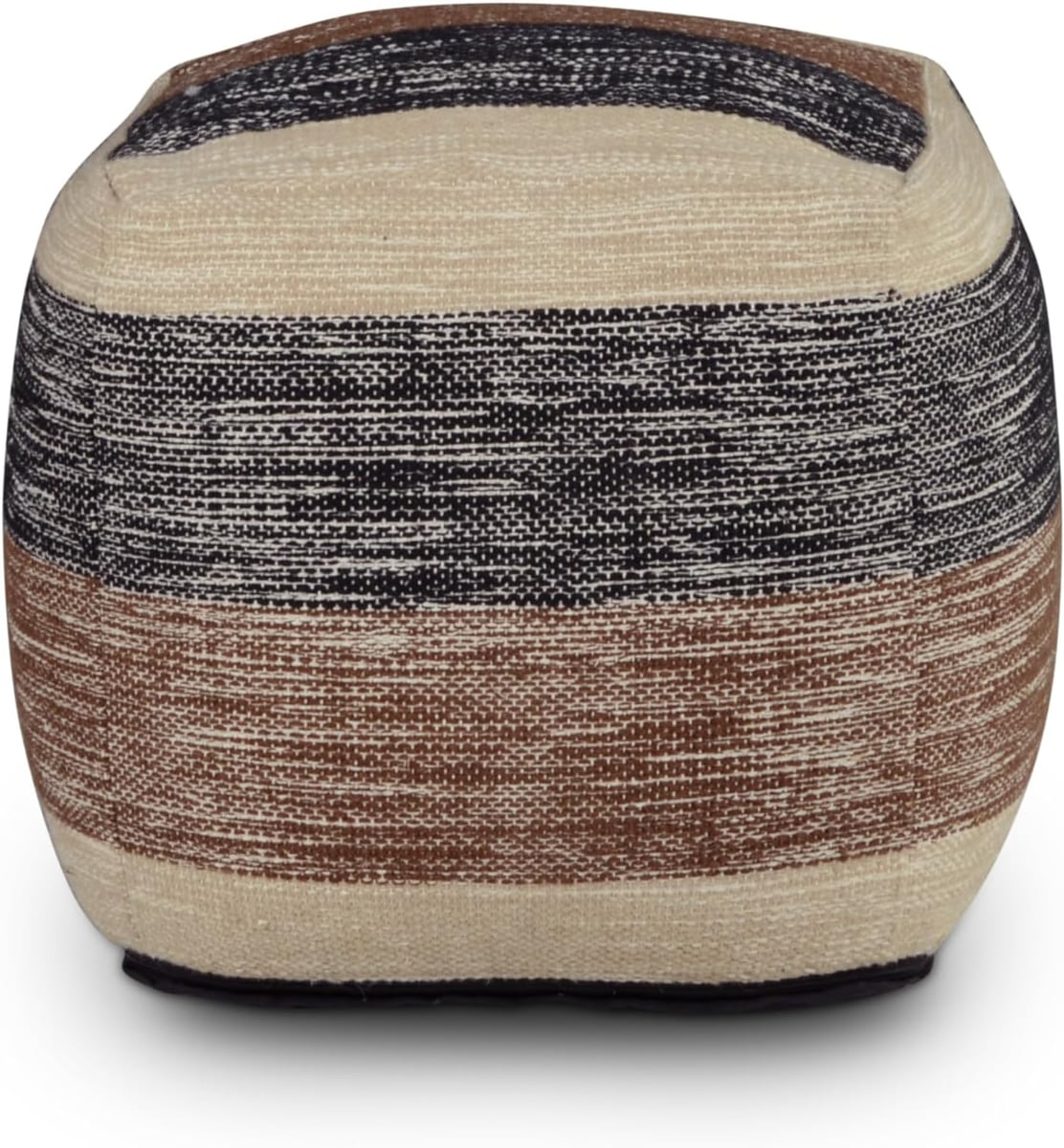 Steve Silver Jamal Square Handwoven Woolen Poof