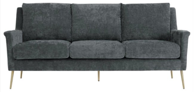 Elements International Cambridge Amigo Coal Sofa