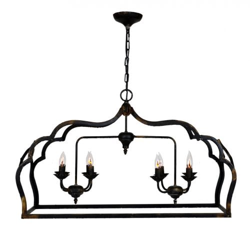 Zeugma LA143B Black Chandelier