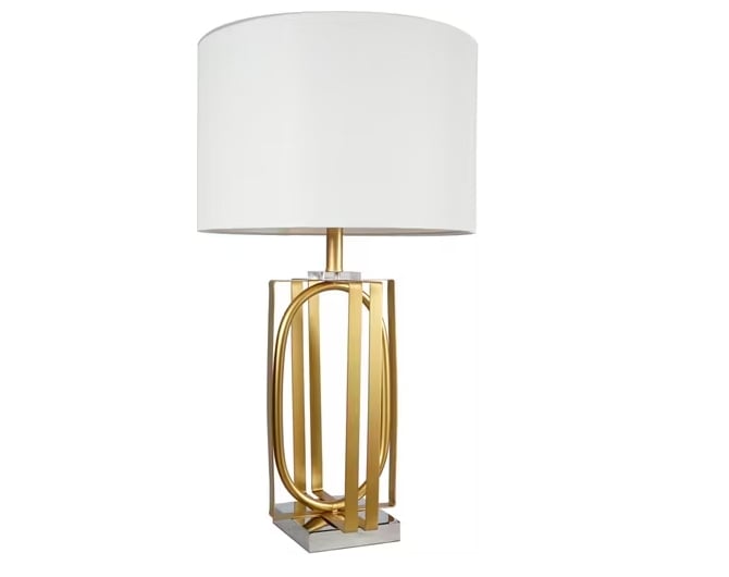Crown Mark Cage Table Lamp Gold Lighting