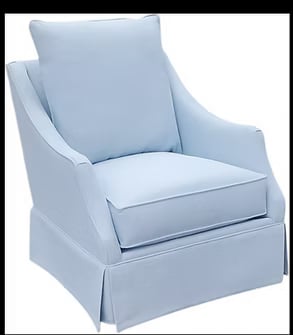 Chairs America 2443SG Nomad Oxford Swivel Glider