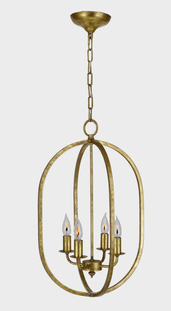 Zeugma LA554 Gold Chandelier