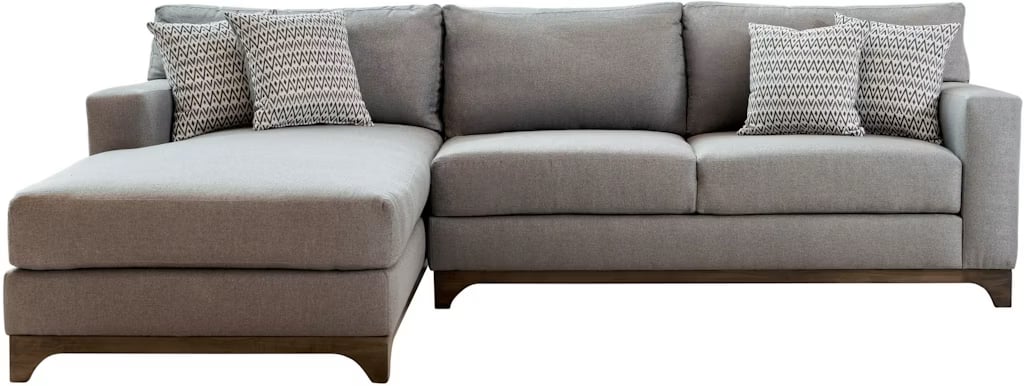 Elements International Miranda Graphite LSF Sofa