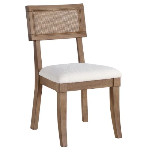 Steve Silver Colvin Brown Cane Side Chair