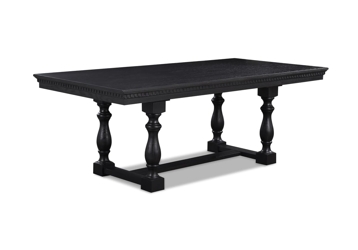 Crown Mark Regent: Black Dining Height Table