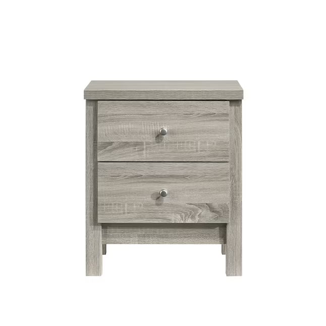 Elements International Kennon Grey Nightstand
