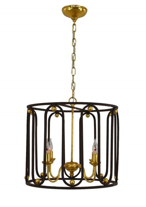 Zeugma LA592 Brown Gold Chandelier