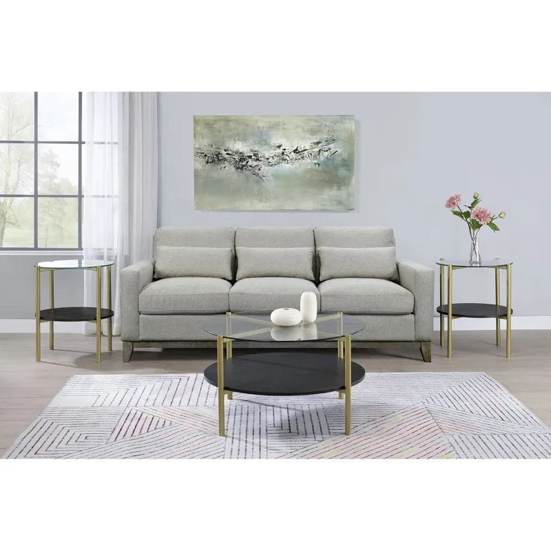 Elements International Ansley Three Table Cocktail Set