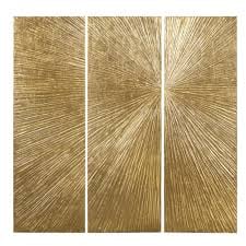 Olliix Sunburst Set of 3 Wall Art