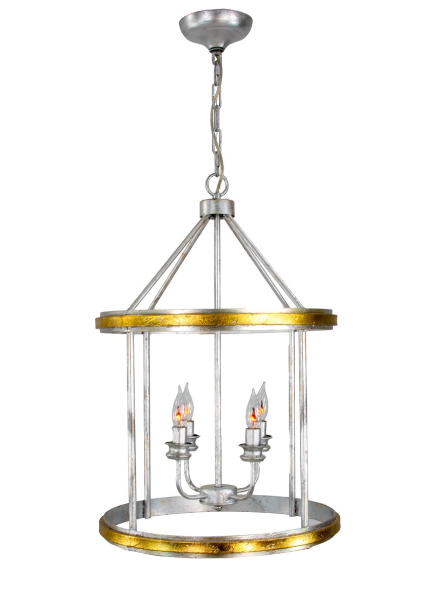 Zeugma HD103 Silver and Gold Chandelier