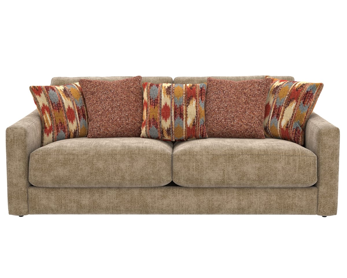 Jackson Catnapper Avondale Burlap Sofa