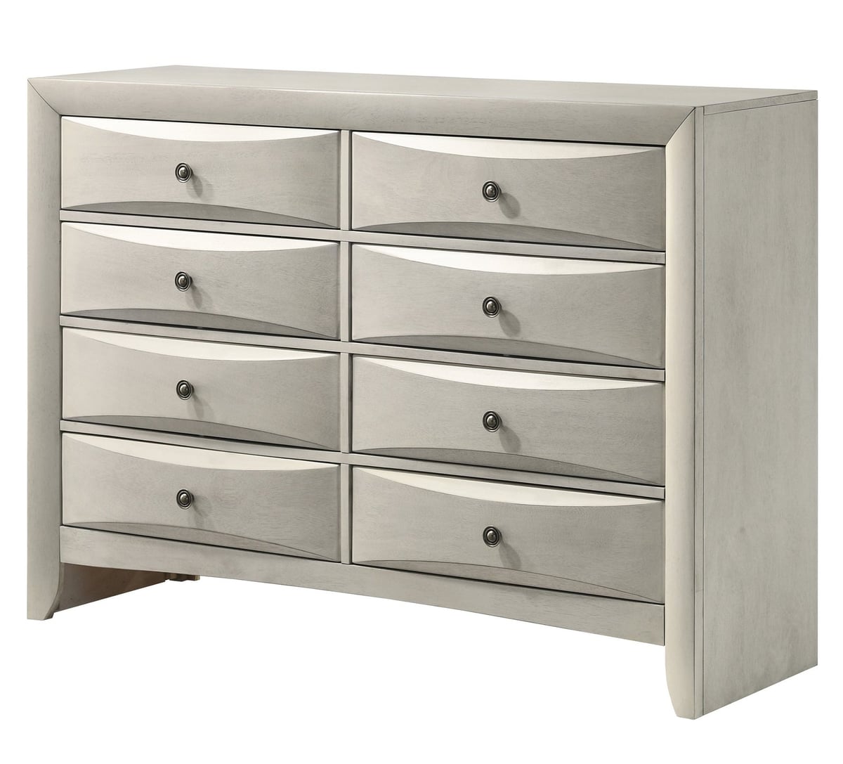 Crown Mark Emily: White Dresser